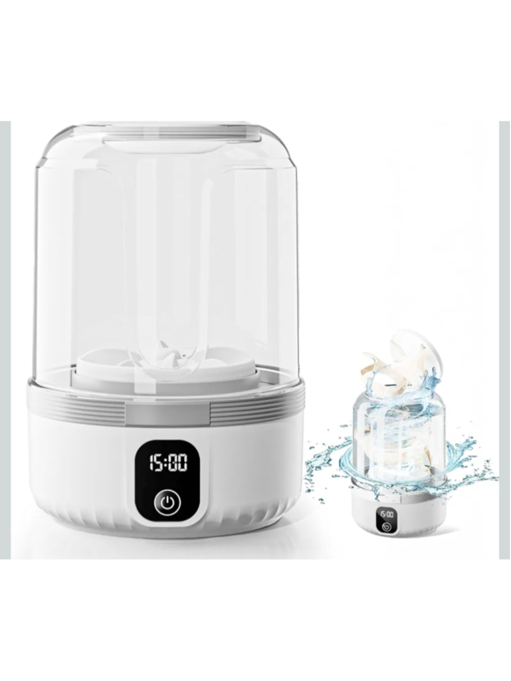 Underwear Washing Machine, Upgrade 1.5L Mini Portable Washing Machine